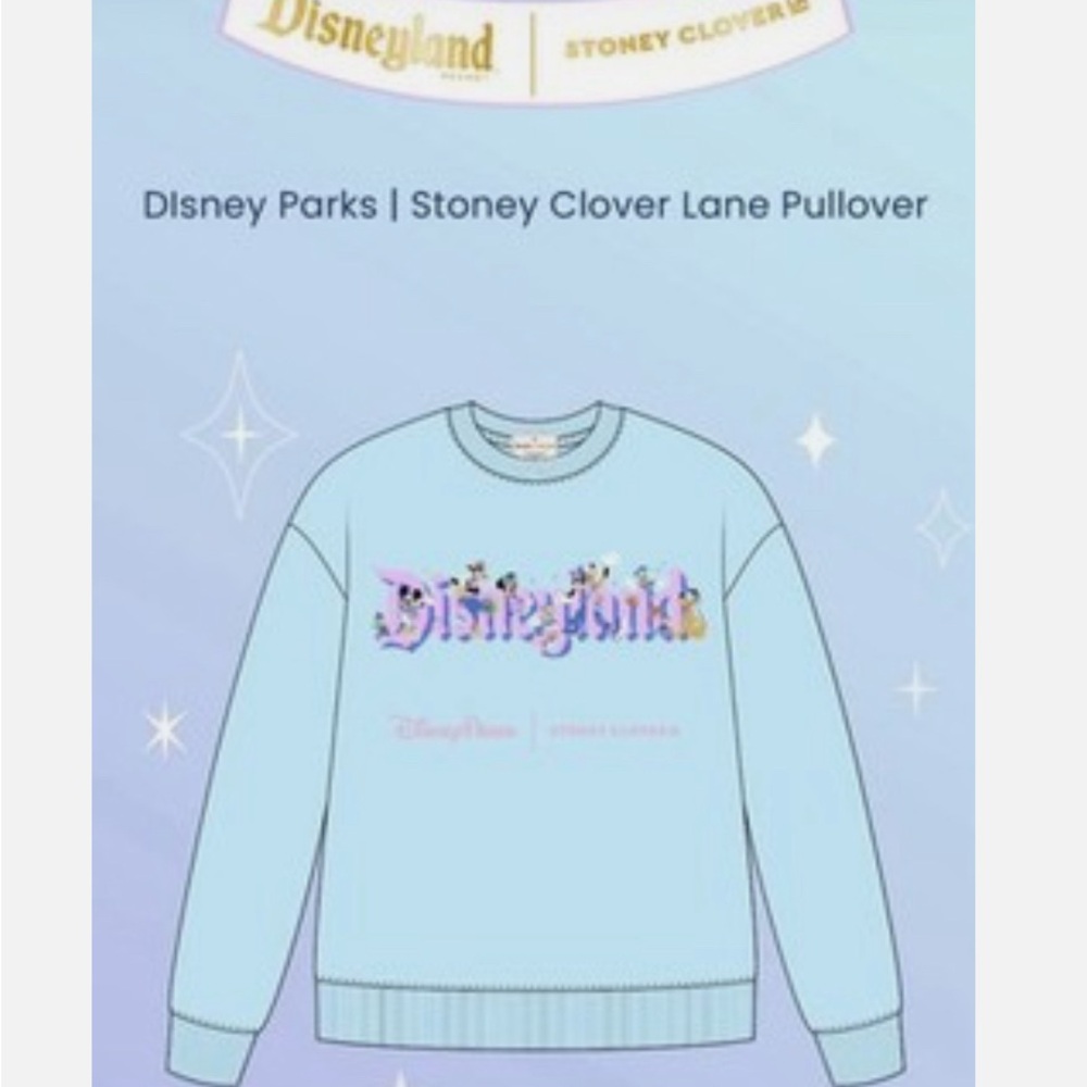 Disney Parks Stoney Clover Lane Blue Pullover